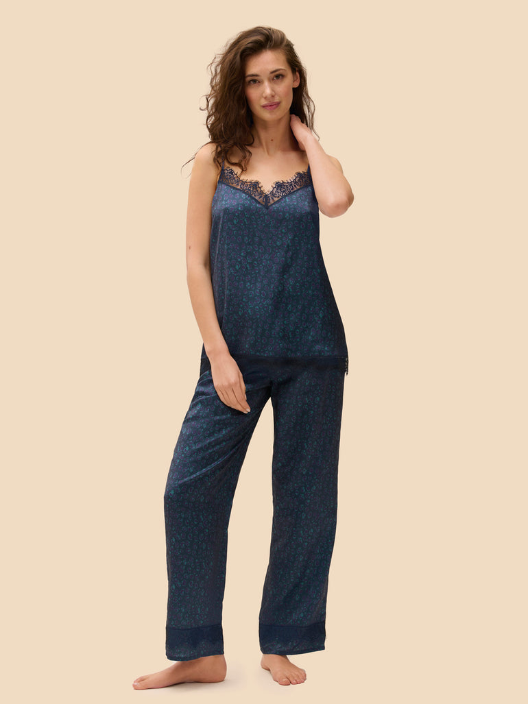 Pantalon - Bleu Féline