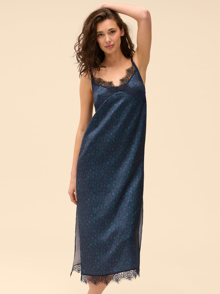 Nuisette longue - Bleu Féline