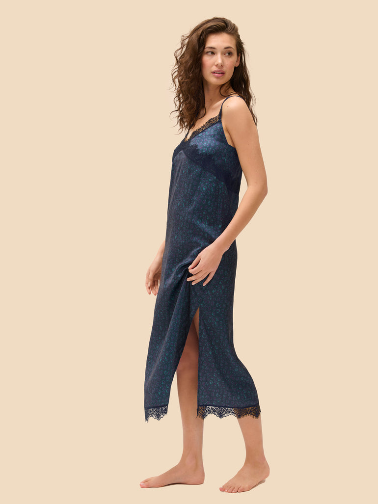 Nuisette longue - Bleu Féline