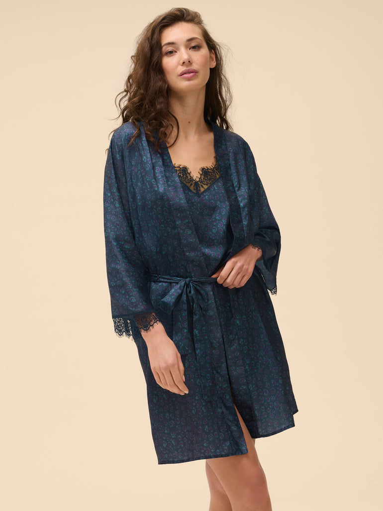Kimono - Bleu Féline