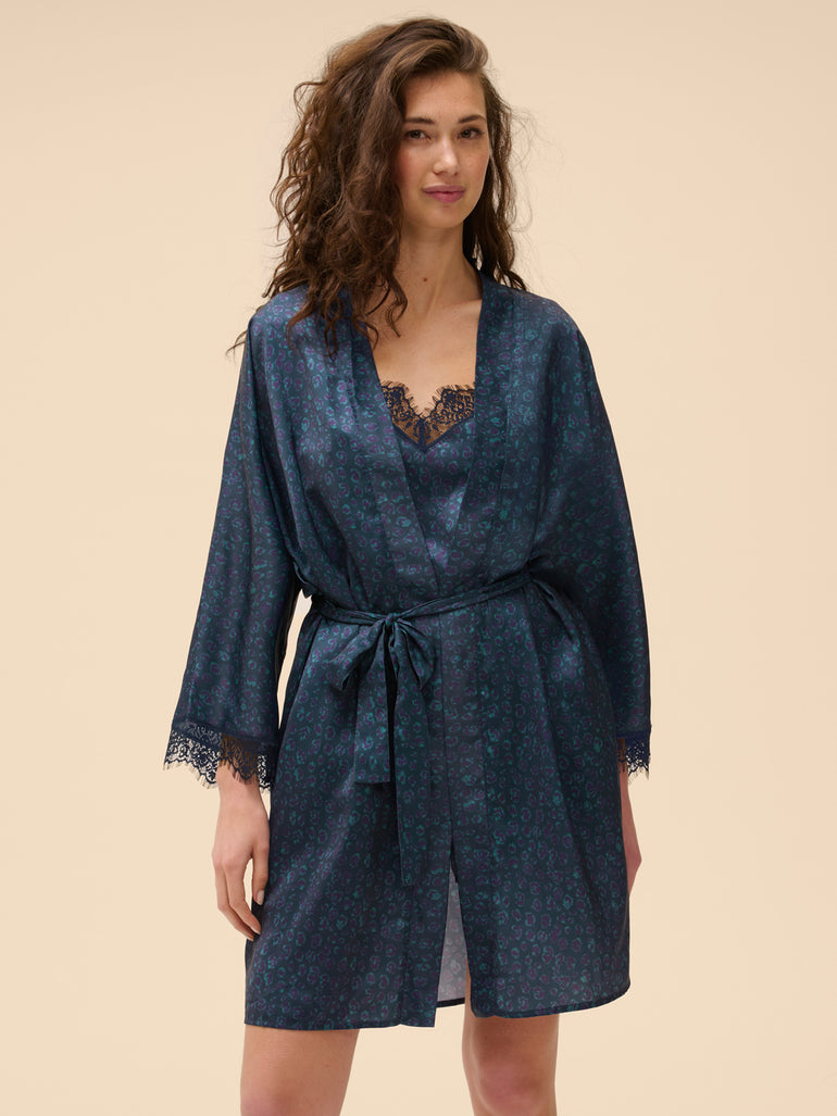 Kimono - Bleu Féline