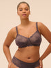 Soutien-gorge sans armatures structuré - Gris Graphite