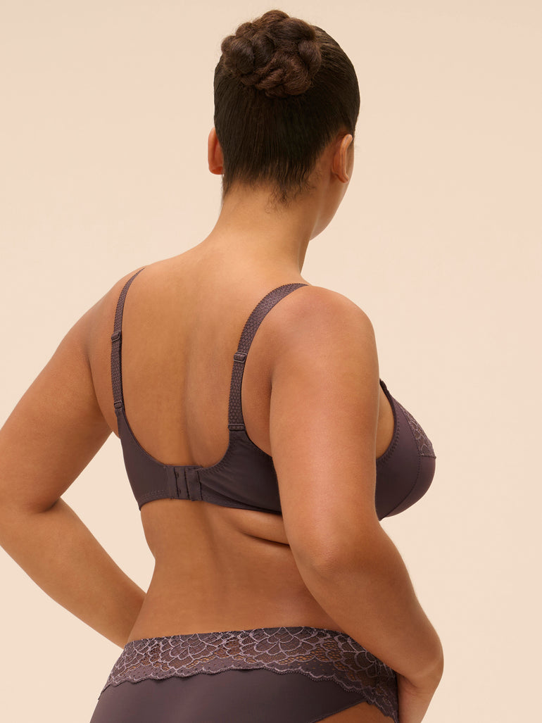 Soutien-gorge sans armatures structuré - Gris Graphite