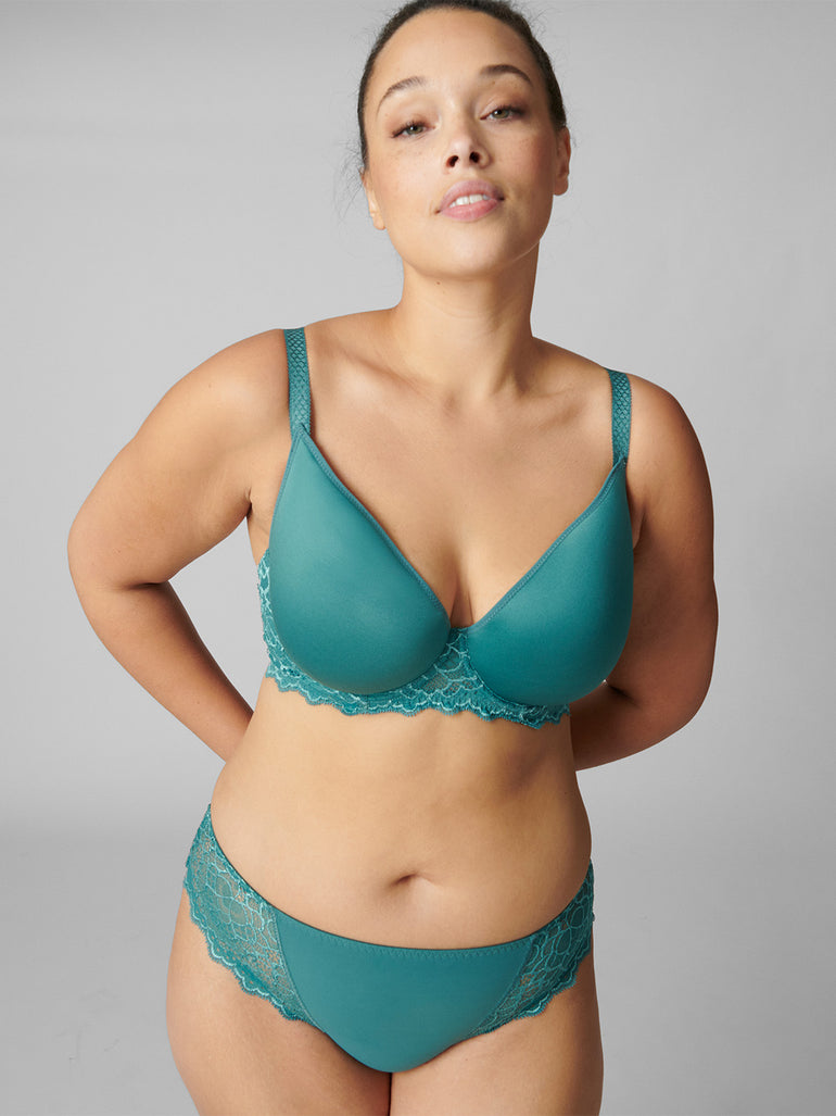 Soutien-gorge spacer décolleté plongeant - Vert Boréal