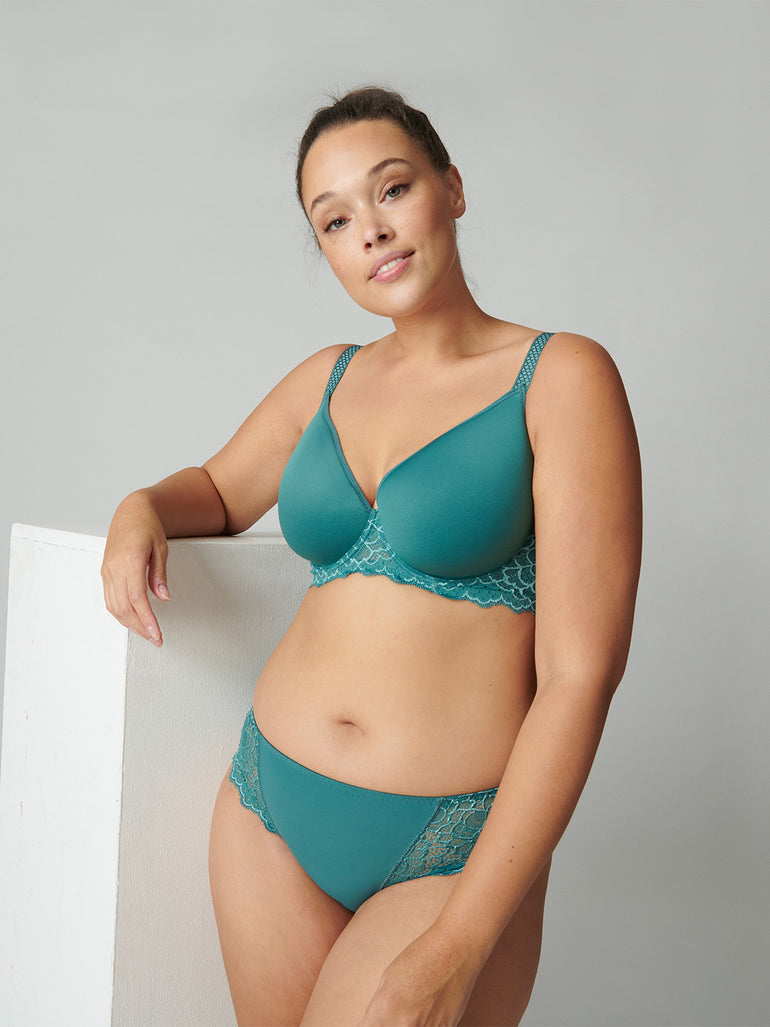 Soutien-gorge spacer décolleté plongeant - Vert Boréal