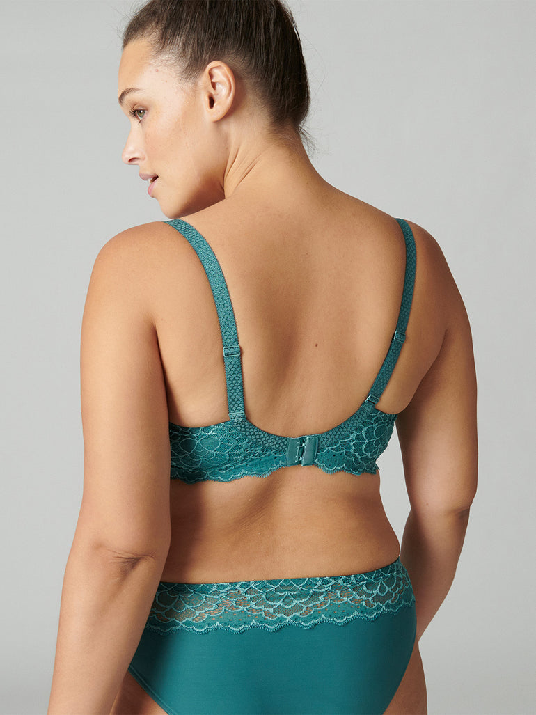 Soutien-gorge spacer décolleté plongeant - Vert Boréal