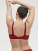 Soutien-gorge avec armatures emboîtant - Rouge Tango