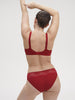 Soutien-gorge avec armatures emboîtant - Rouge Tango
