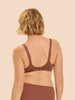 Soutien-gorge avec armatures emboîtant - Brun coco