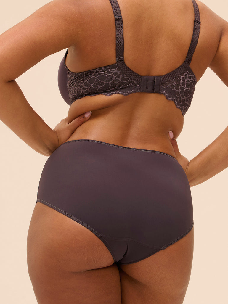 Culotte taille haute - Gris Graphite