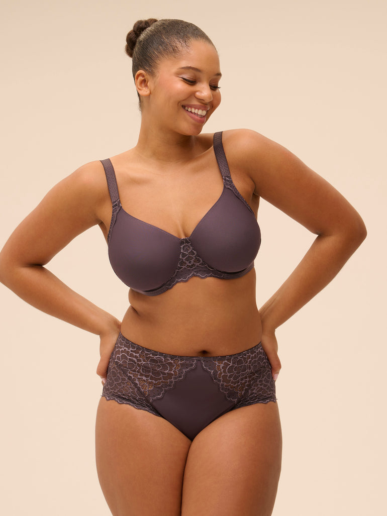 Culotte taille haute - Gris Graphite