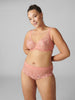 Soutien-gorge avec armatures décolleté plongeant - Rose Ginger