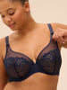 Soutien-gorge avec armatures décolleté plongeant - Saphir