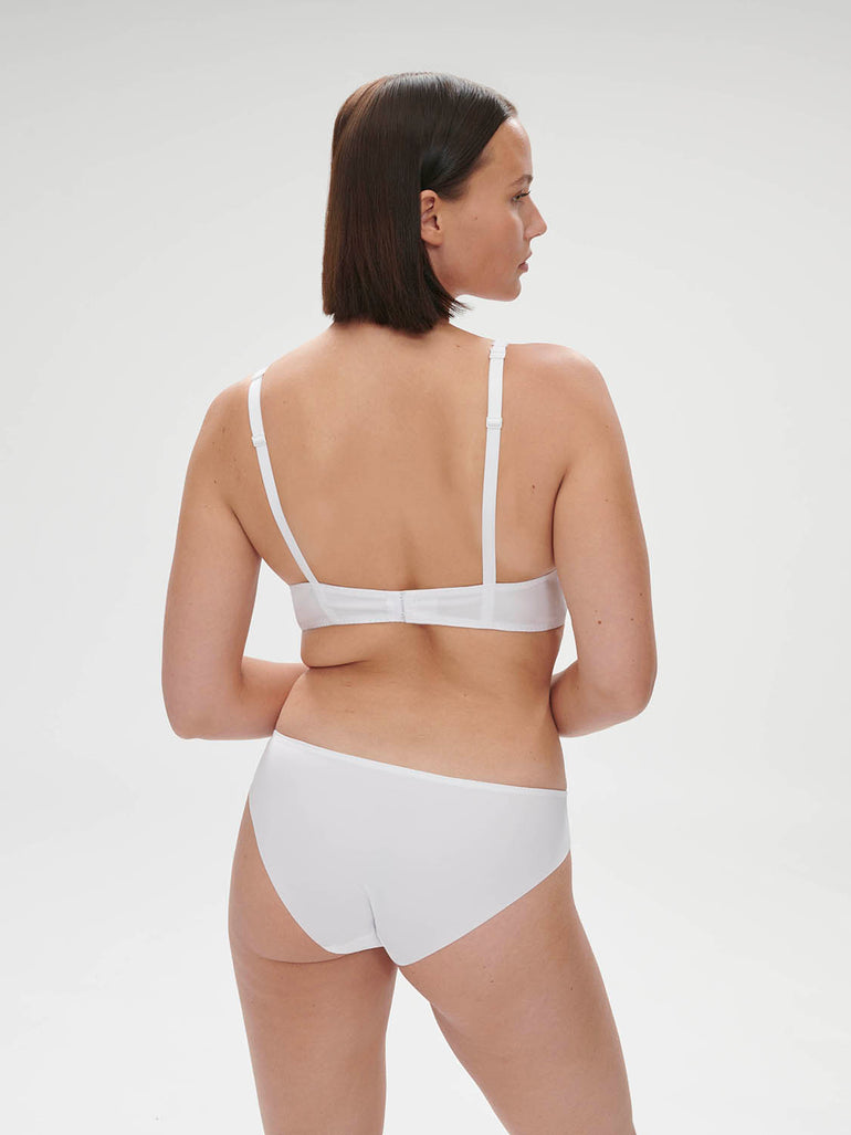 Soutien-gorge corbeille - Blanc Cristal