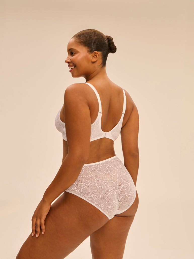 Soutien-gorge sans-armatures structuré - Blanc