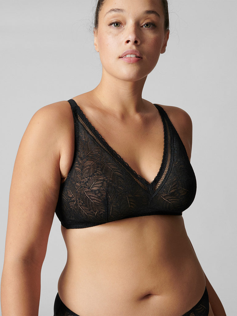 Soutien-gorge sans-armatures structuré - Noir