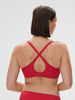 Soutien-gorge sans-armatures structuré - Rubis/rose