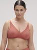 Soutien-gorge sans-armatures structuré - Rose Texas