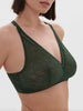 Soutien-gorge sans-armatures structuré - Vert Icône