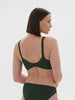 Soutien-gorge sans-armatures structuré - Vert Icône