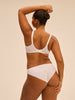 Soutien-gorge avec armatures moulé décolleté plongeant - Blanc