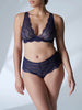 Soutien-gorge triangle sans-armatures - Minuit