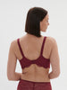 Soutien-gorge avec armature emboitant - Rouge Spinelle