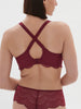 Soutien-gorge avec armature emboitant - Rouge Spinelle