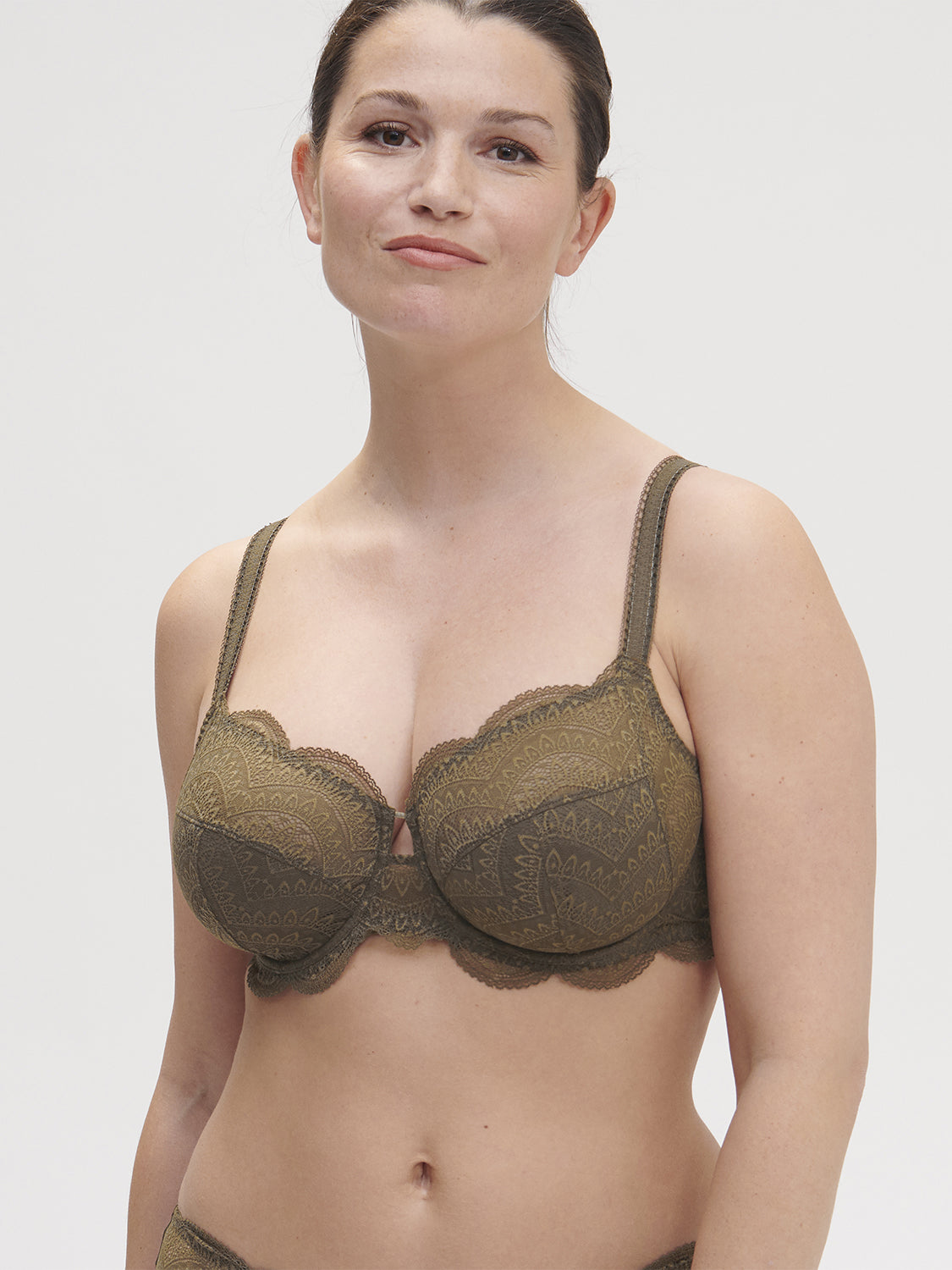 Soutien-gorge avec armatures emboitant - Vert Aventure