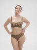 Soutien-gorge corbeille - Vert Aventure