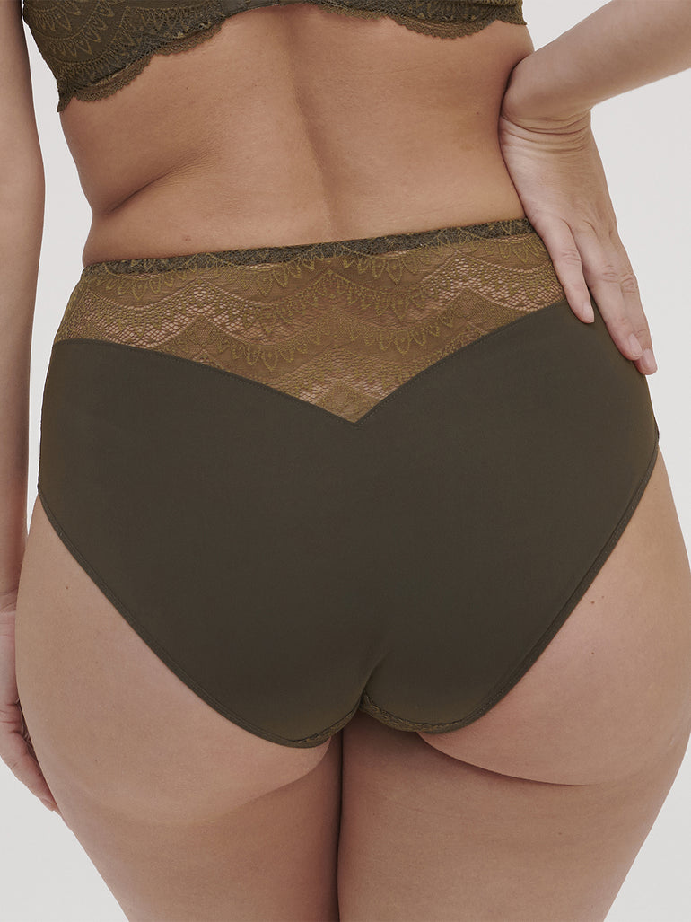 Culotte taille haute - Vert Aventure