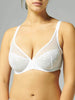 Soutien-gorge avec armatures décolleté plongeant - Blanc