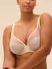 Soutien-gorge avec armatures décolleté plongeant - Beige Topaze