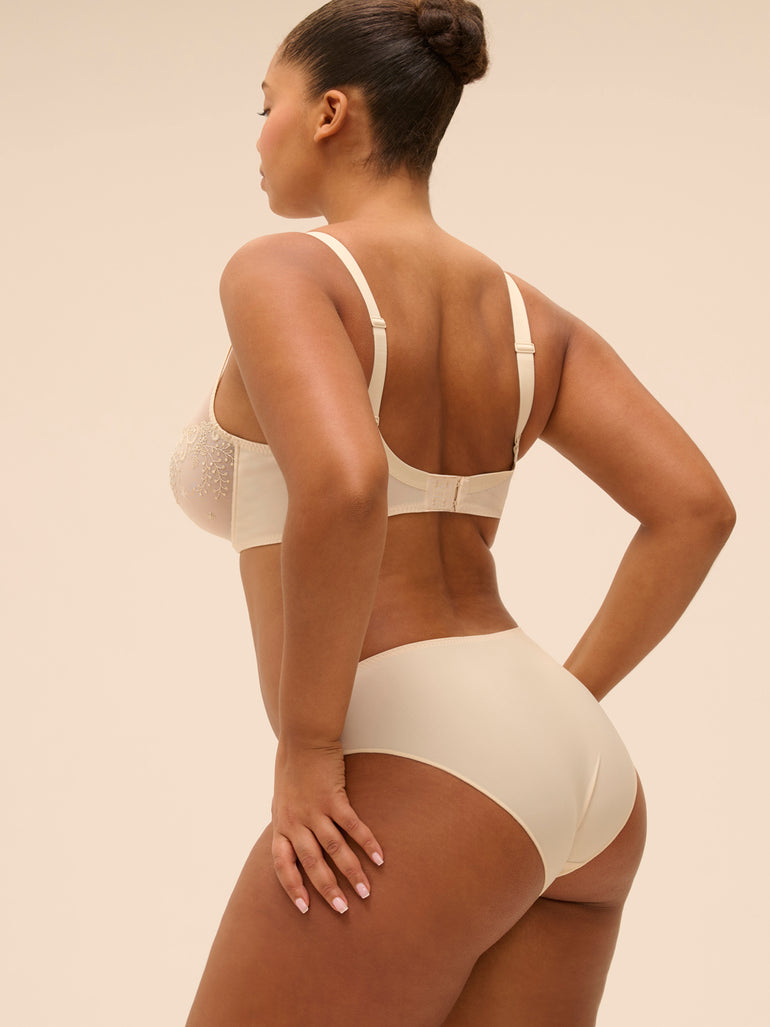 Soutien-gorge avec armatures décolleté plongeant - Beige Topaze