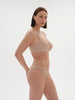 Soutien-gorge avec armatures emboitant - Peau