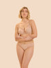 Soutien-gorge avec armatures emboitant - Peau