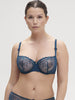 Soutien-gorge corbeille - Bleu Prestige