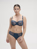 Soutien-gorge corbeille - Bleu Prestige