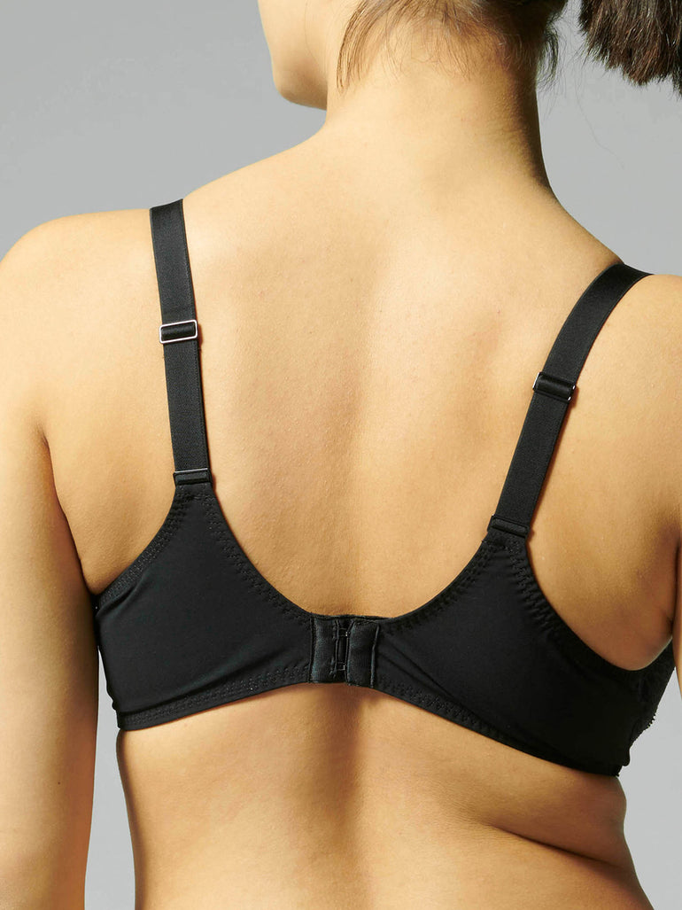 Soutien-gorge avec armatures decollete carre - Noir