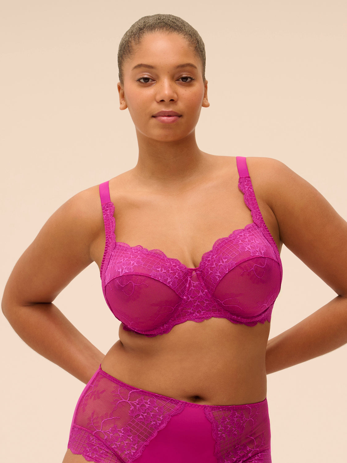 Soutien-gorge avec armatures décolleté carré - Azalée