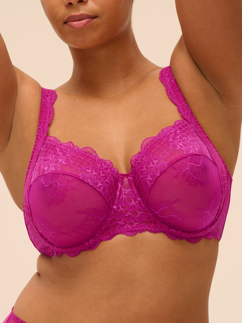 Soutien-gorge avec armatures décolleté carré - Azalée
