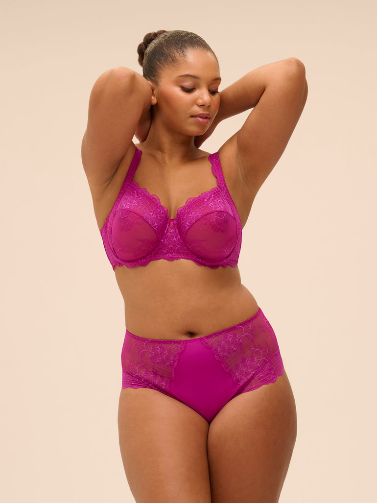 Soutien-gorge avec armatures décolleté carré - Azalée
