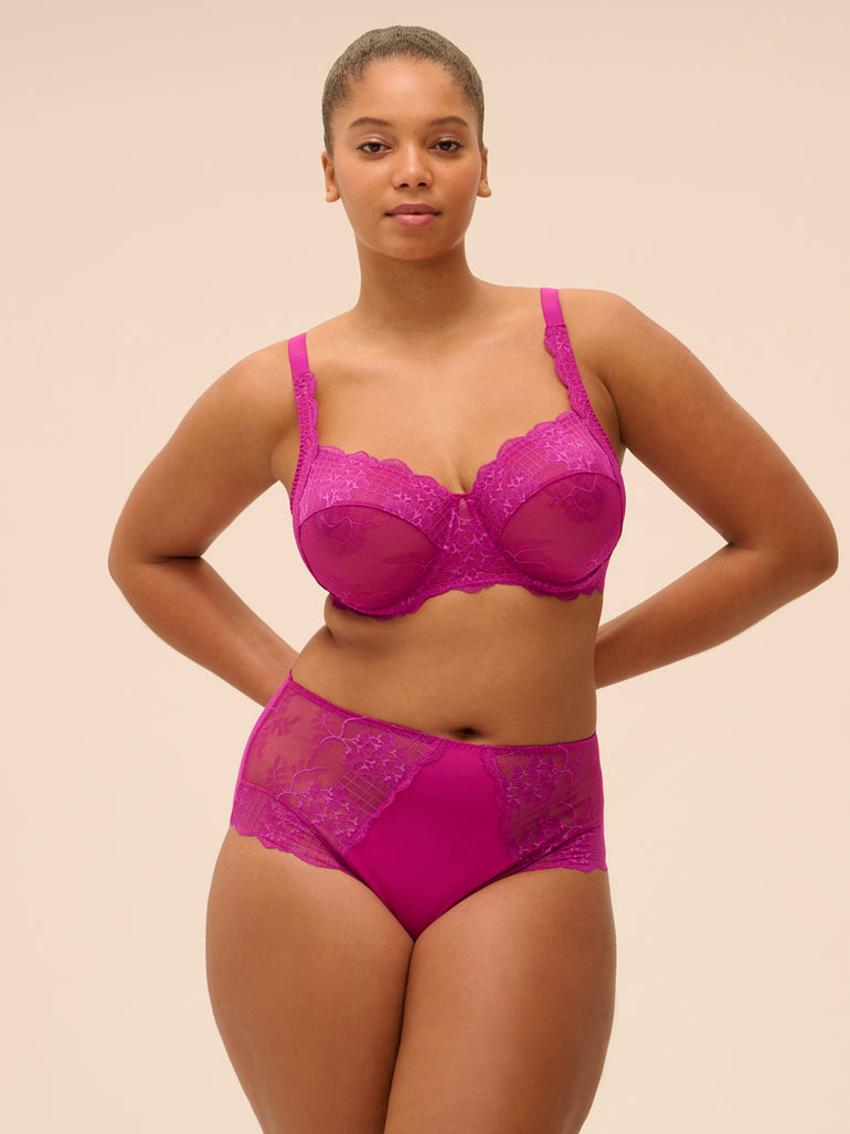 Soutien-gorge avec armatures décolleté carré - Azalée