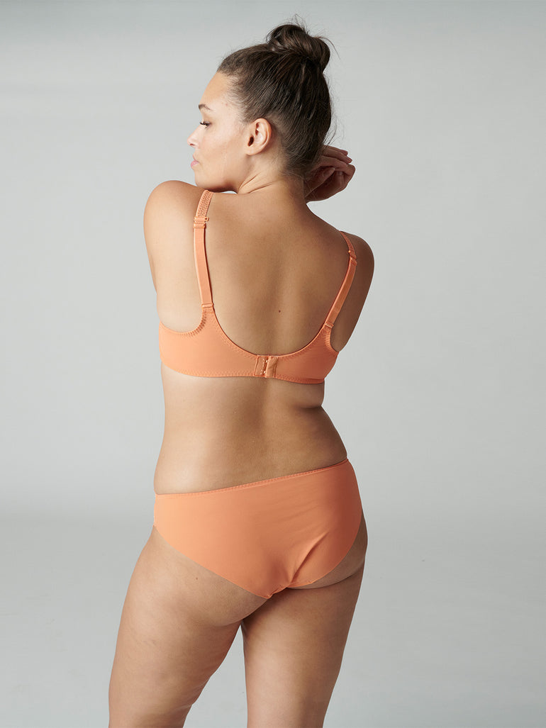 Soutien-gorge spacer décolleté plongeant - Abricot