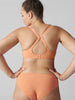 Soutien-gorge spacer décolleté plongeant - Abricot