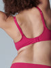 Soutien-gorge emboitant décolleté plongeantt - Cranberry