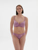 Soutien-gorge spacer décolleté plongeant - Mauve Glamour