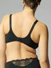 Soutien-gorge avec armatures décolleté plongeant - Noir