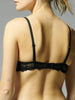 Soutien-gorge push-up décolleté plongeant - Noir