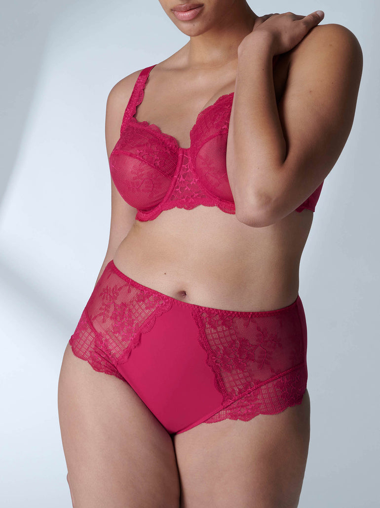 Culotte taille haute - Cranberry